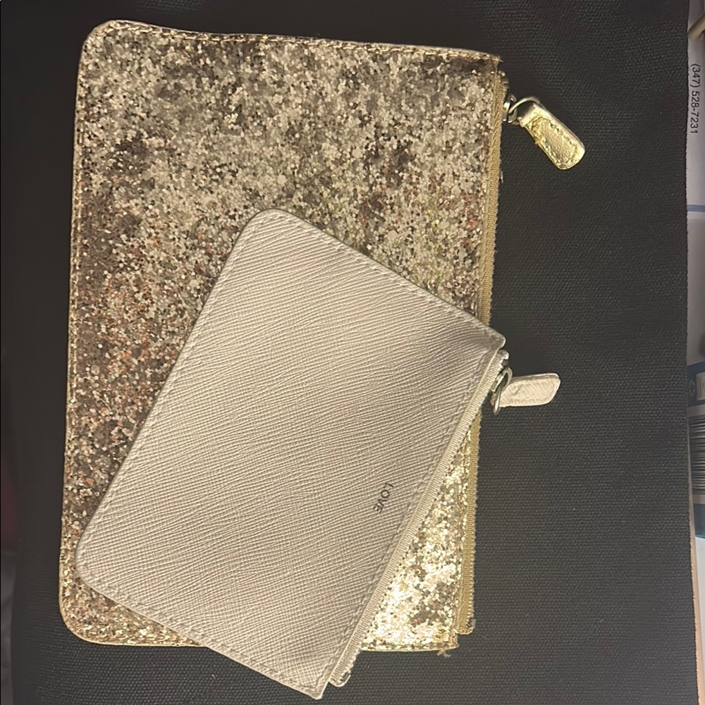 H&M Gold and Cream Clutch Set